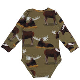 Long-sleeved bodysuit made of cotton (organic)